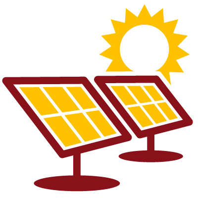Solar array illustration